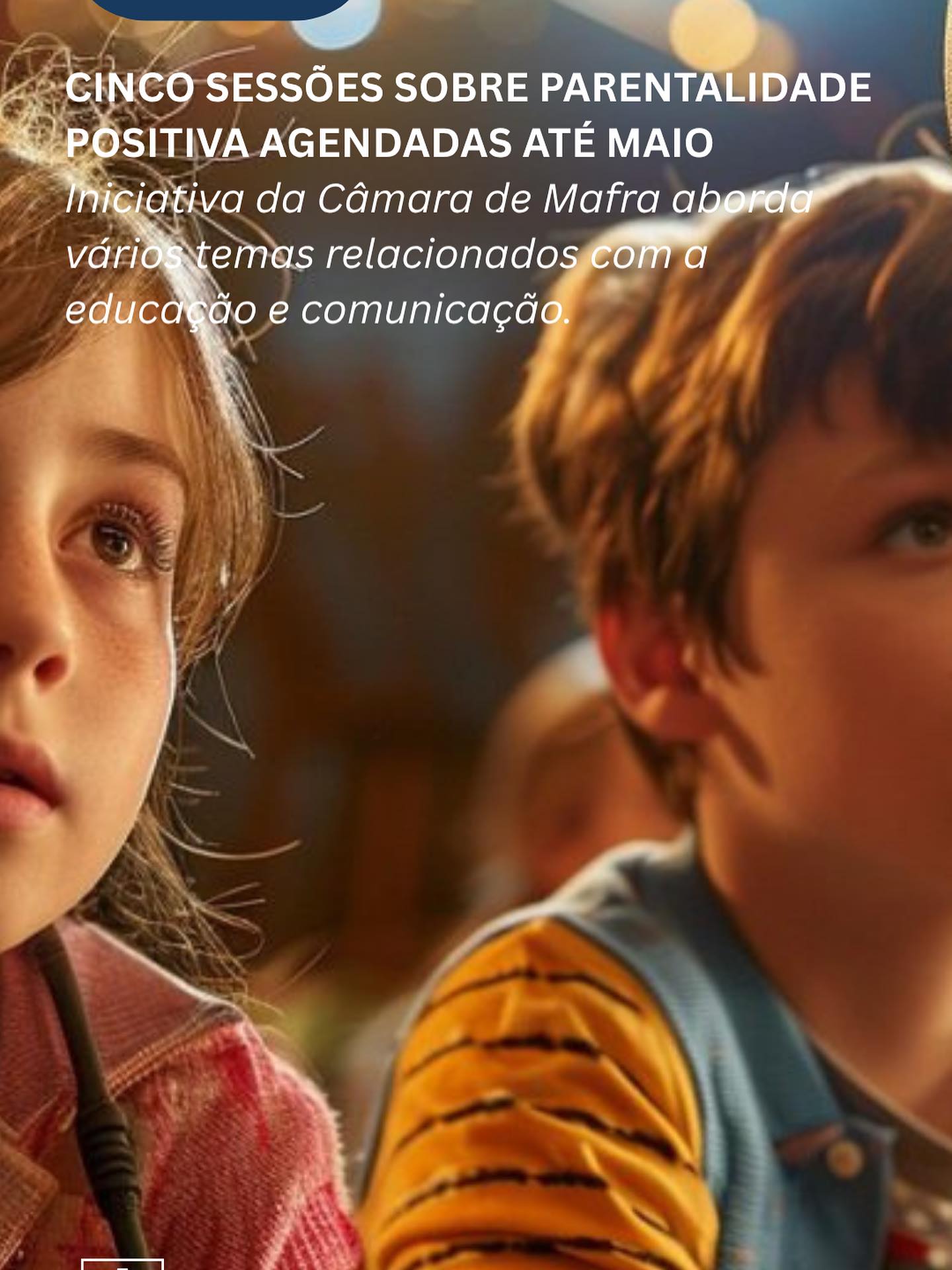 .
Porque educar não vem com um manual de instruções.

Mais infos em www.ericeiramag.pt/cinco-sessoes-sobre-parentalidade-positiva-agendadas-ate-maio
