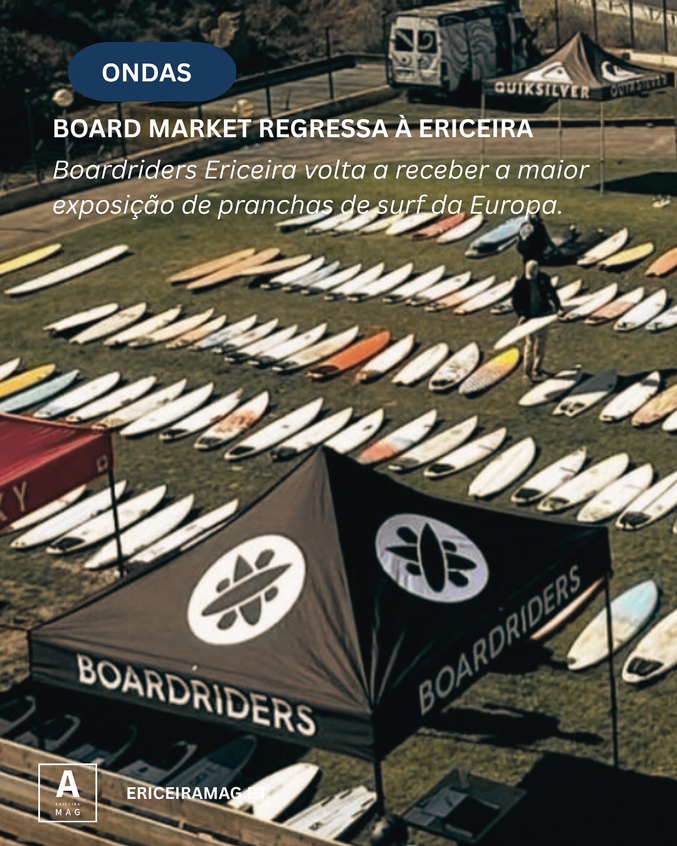 .
Iniciativa vai juntar fabricantes, lojas, surfistas e shapers.

Mais infos em www.ericeiramag.pt/board-market-regressa-a-ericeira