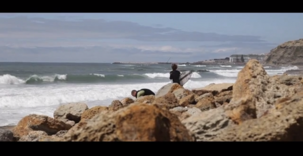 Aaron Reid na Ericeira. - ph. DR
